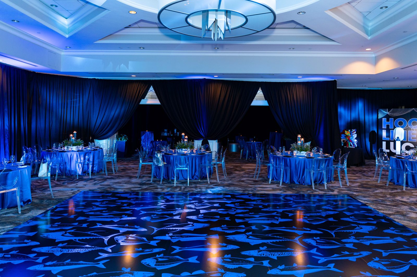 Lucas's Bar Mitzvah reception decor